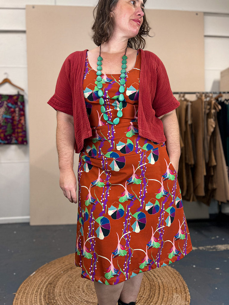 Swing Skirt – Nasturtium Rust