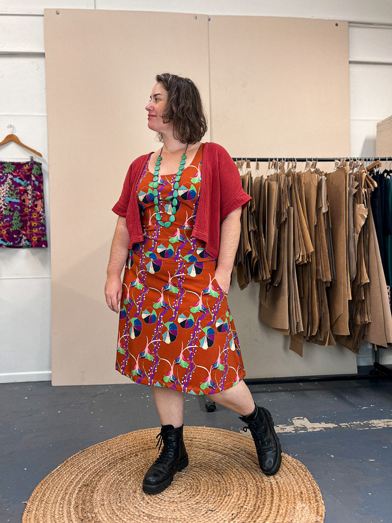 Swing Skirt – Nasturtium Rust