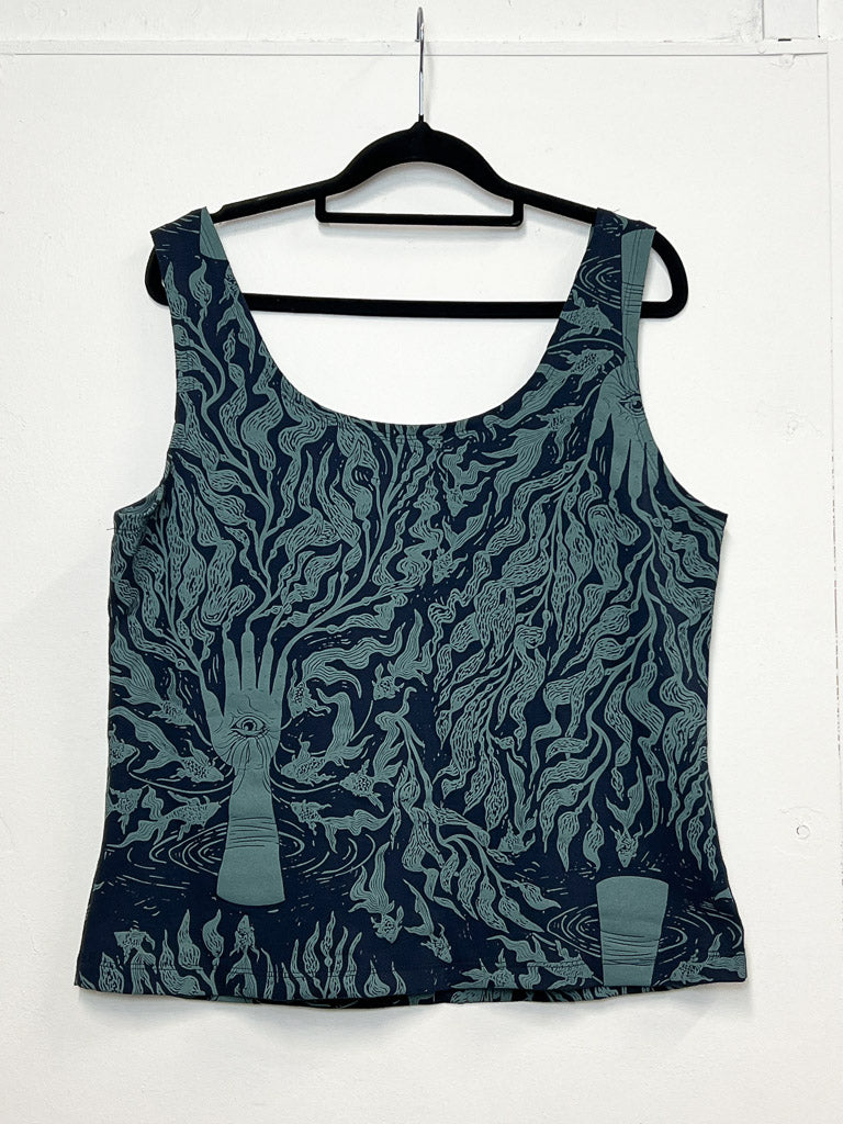 Organic Stretch Tank - Care For Kelp