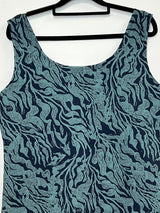 Organic Stretch Tank - Kelp Garden