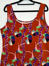 Organic Stretch Tank - Nasturtium Rust