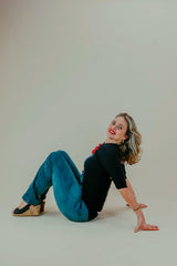 Rugged Wanderer Pants - Teal Stretch Corduroy