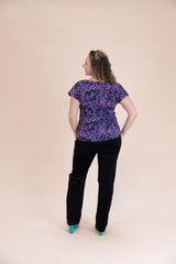 Black Stretch Corduroy Wanderer Pants - Ethical Everyday Comfort