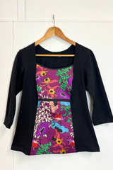 Windowpane Top Stretch Cotton - Little Darlings