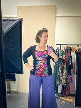 Windowpane Top Stretch Cotton - Little Darlings