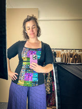 Windowpane Top Stretch Cotton - Not So Square